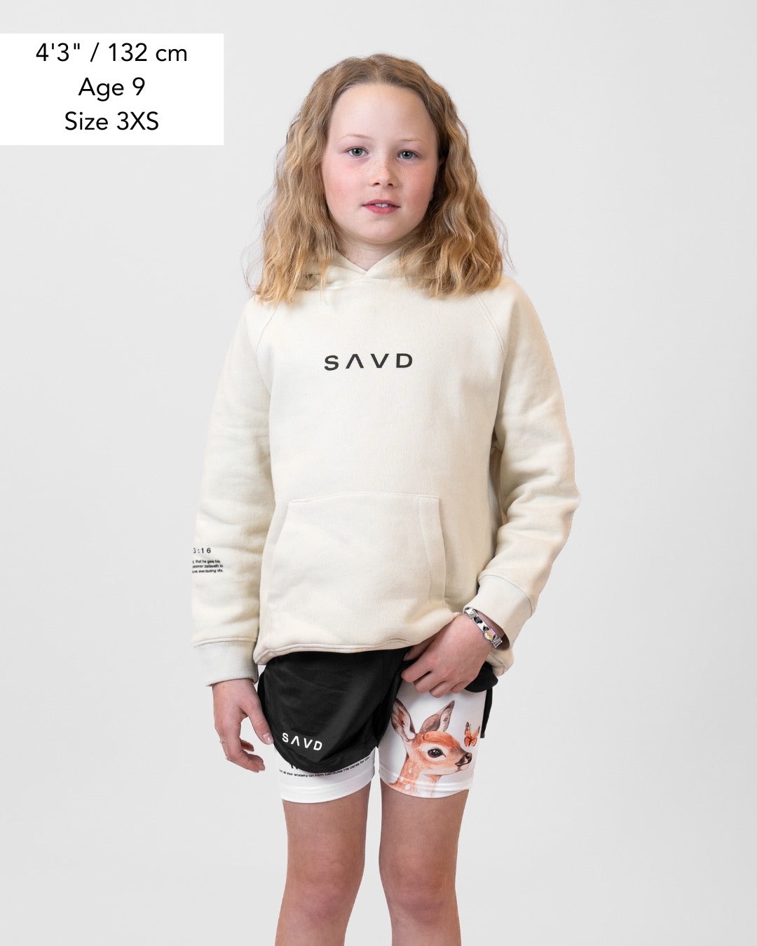 1 Peter 5:7 'Peaceful Trust' Girls Performance Shorts