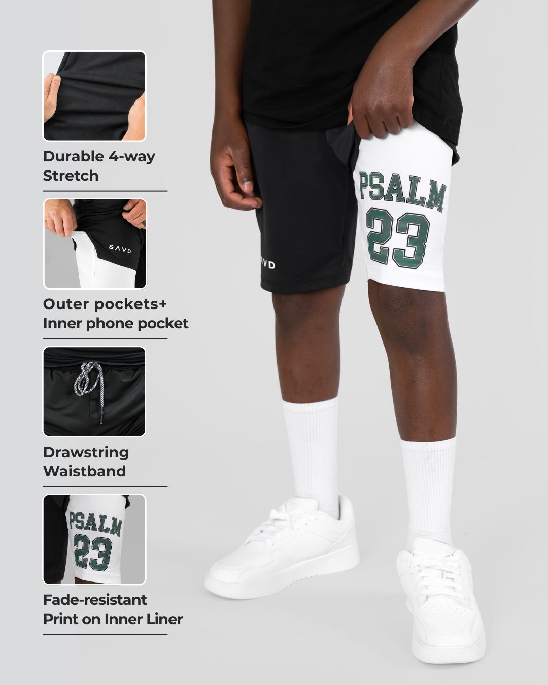 Psalm 23 Youth Performance Shorts