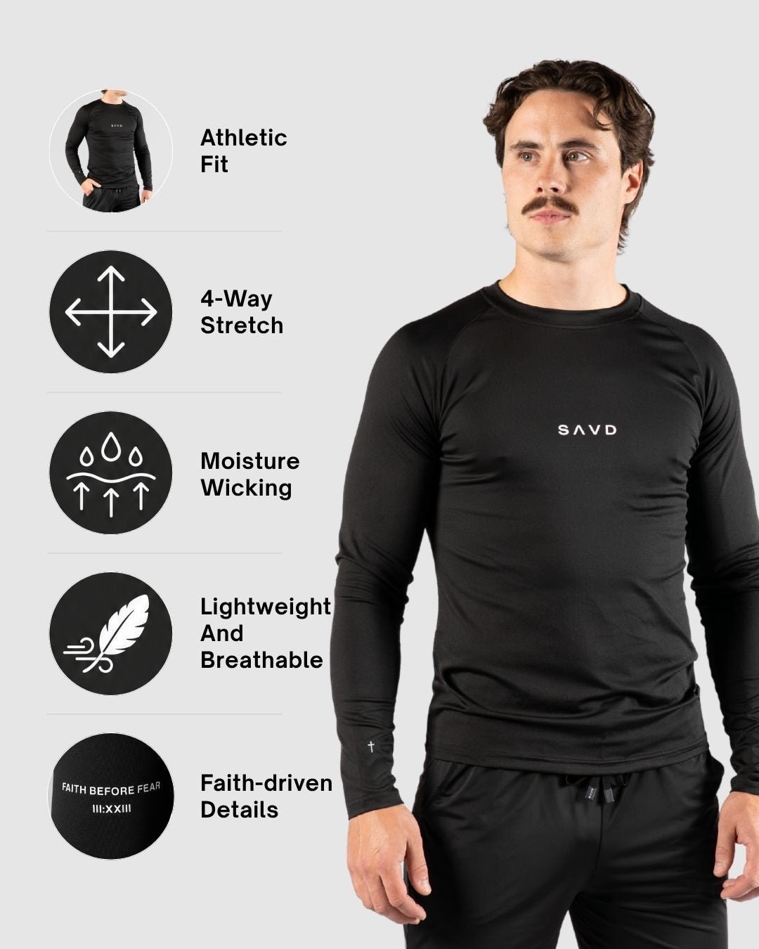 Men's Long Sleeve Training Shirt