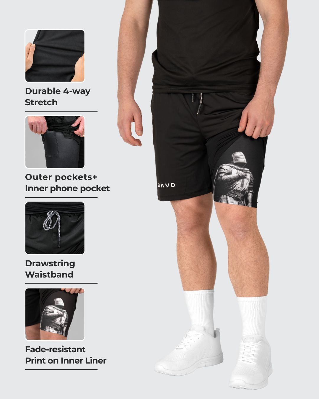 Hebrews 12:11 ’Warrior’s Discipline’ Men’s Performance Shorts