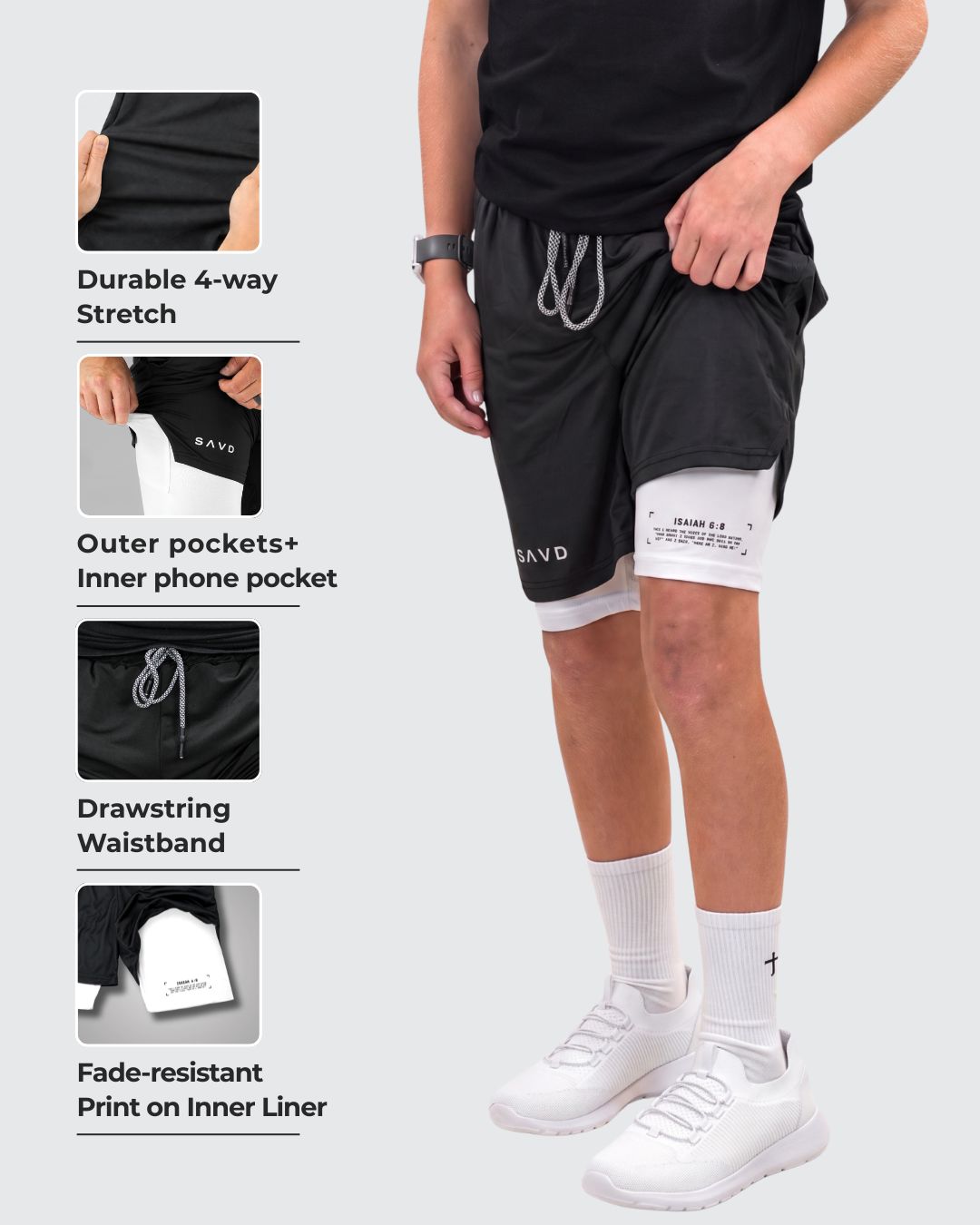 Isaiah 6:8 'Core Verse' Youth Performance Shorts