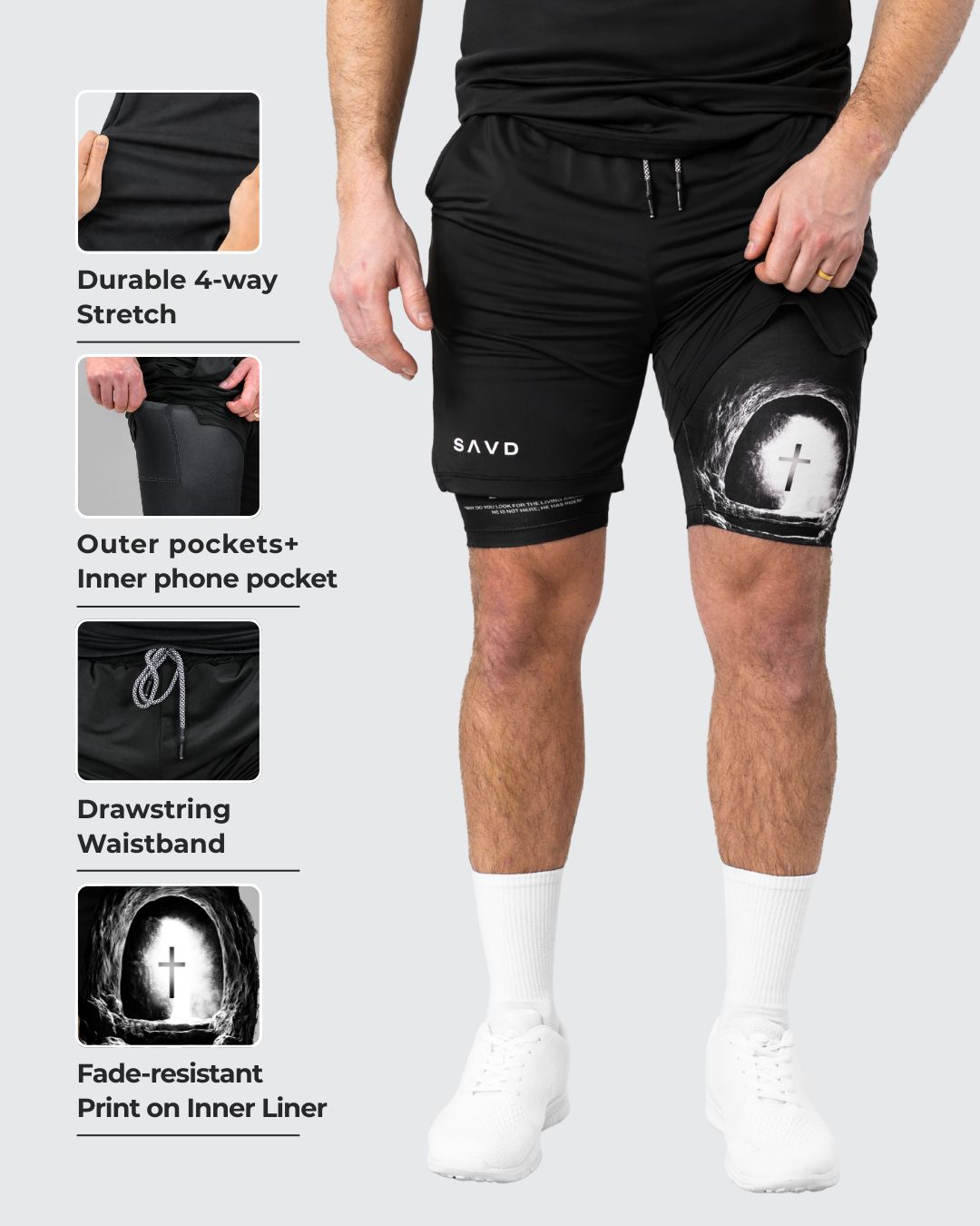 Risen Men's Performance Shorts