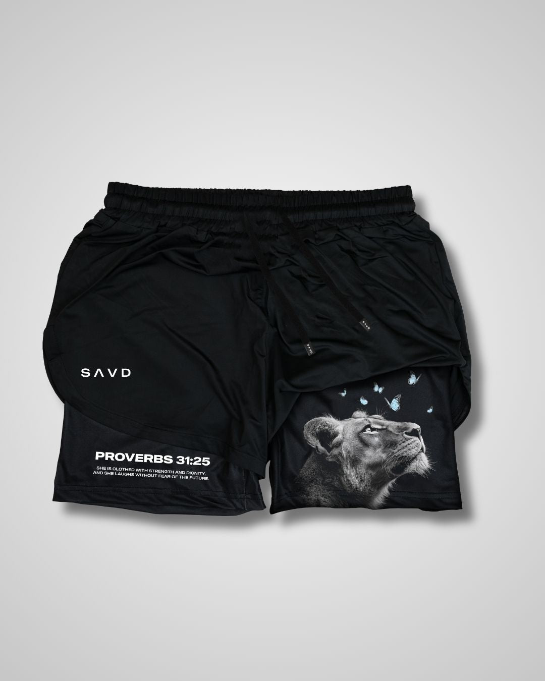 Proverbs 31:25 ’Clothed in Strength’ Women’s Performance Shorts