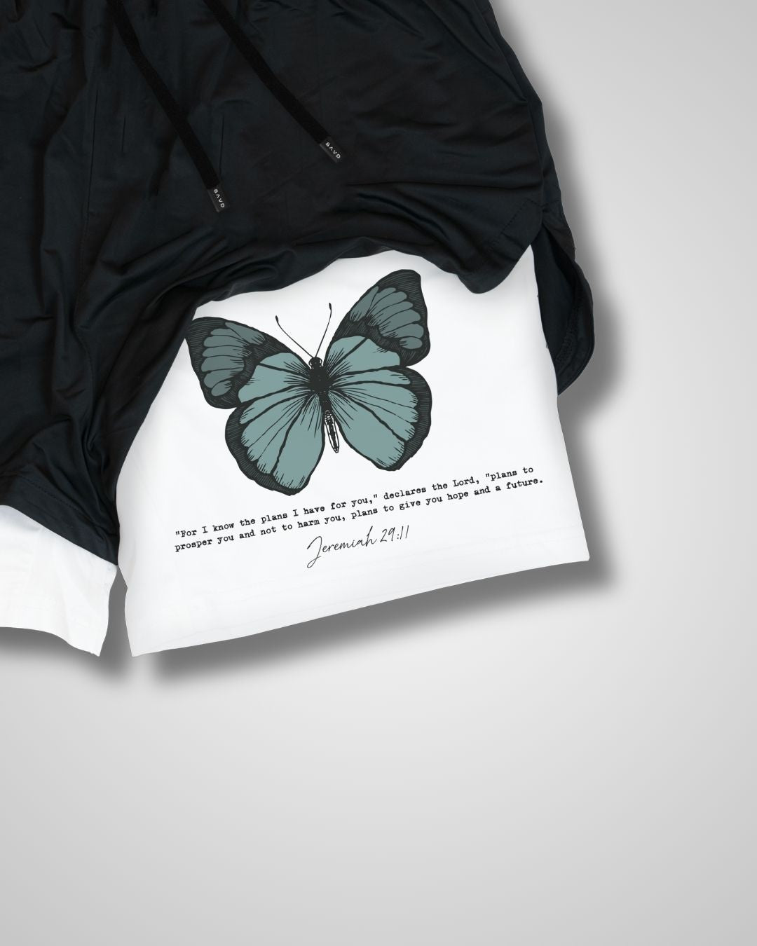 Jeremiah 29:11 'Wings of Hope' Women's Performance Shorts