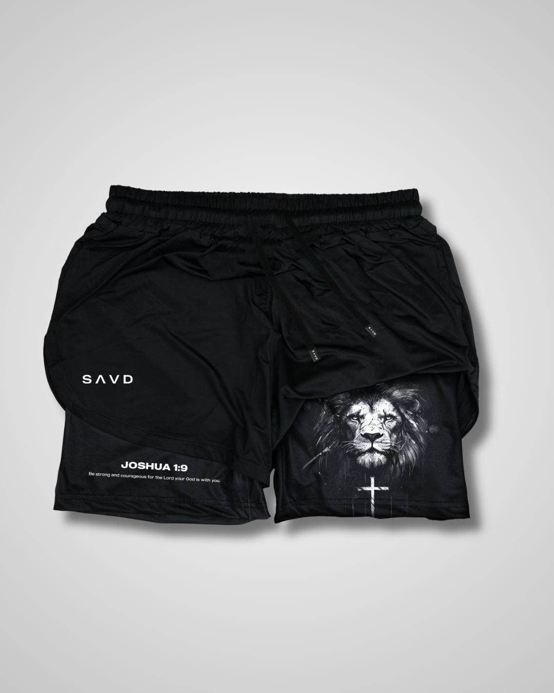 Joshua 1:9 'Lion' Women's Performance Shorts
