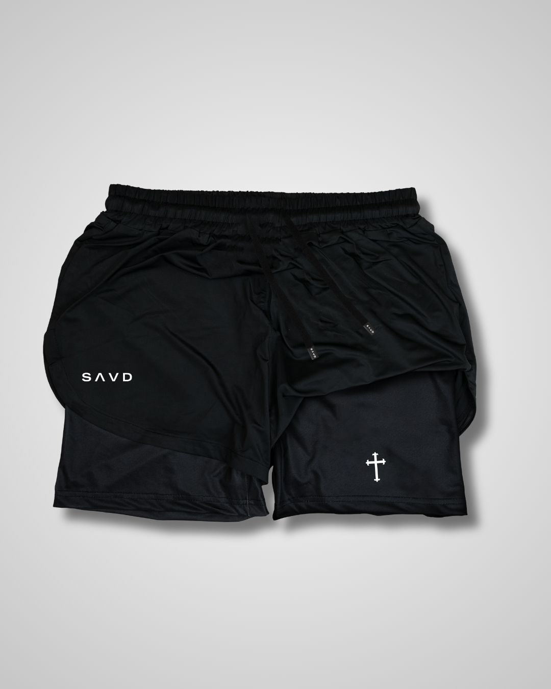'Minimal Cross' Girls Performance Shorts