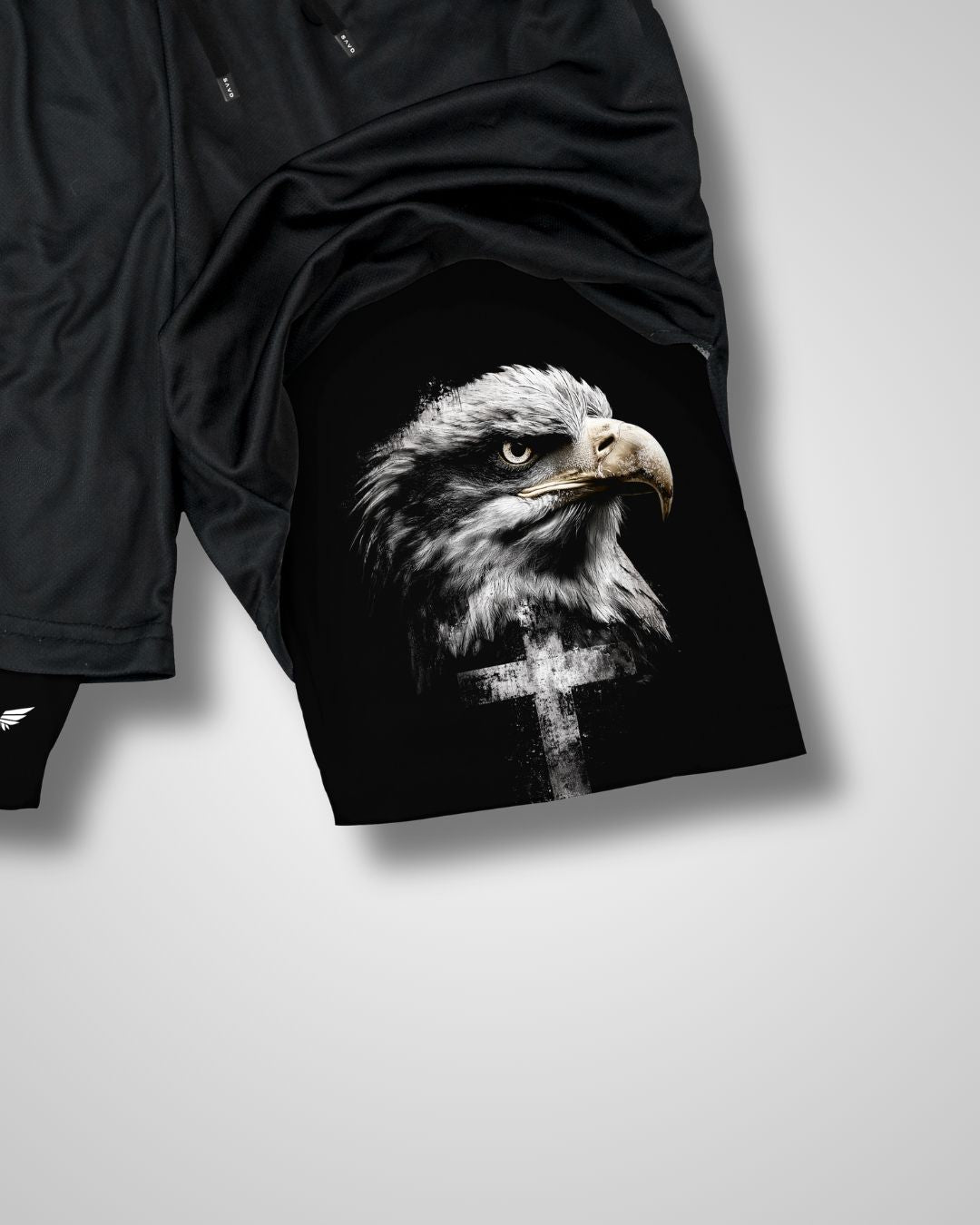 Isaiah 40:31 'Eagle Cross' Men's Performance shorts