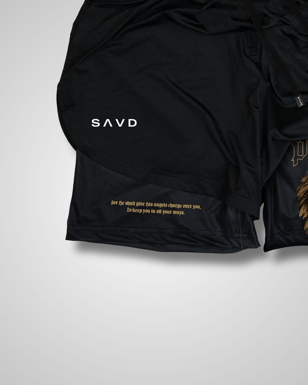 Psalm 91:11 'Keep you' Women’s Performance Shorts
