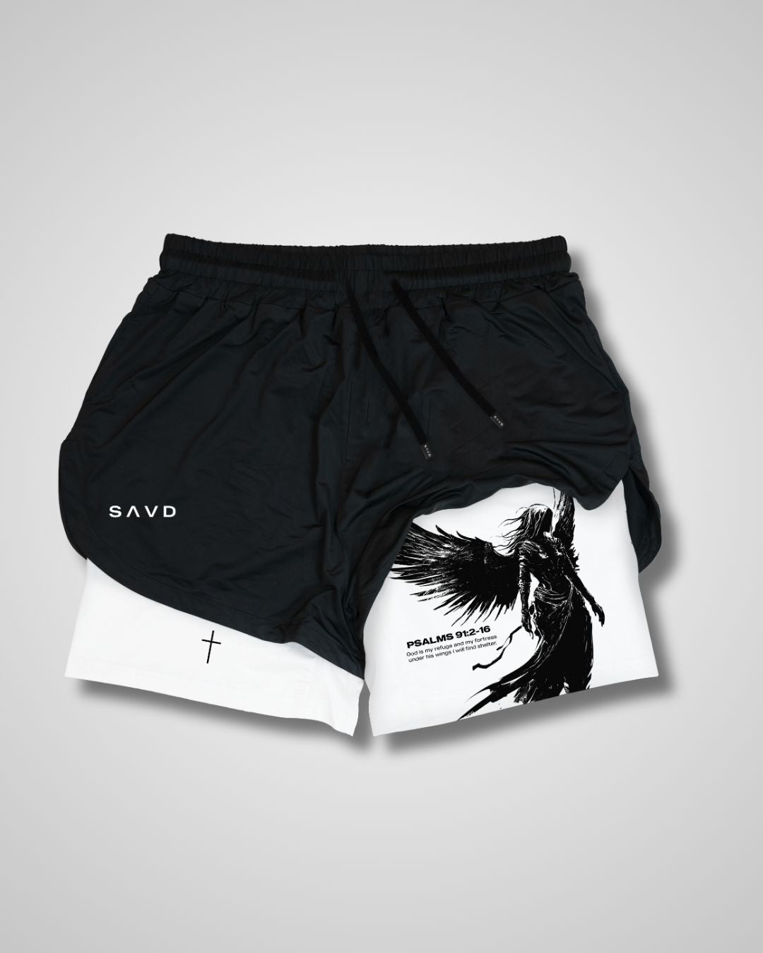 Psalms 91:2 'Divine Strength' Women's Performance Shorts