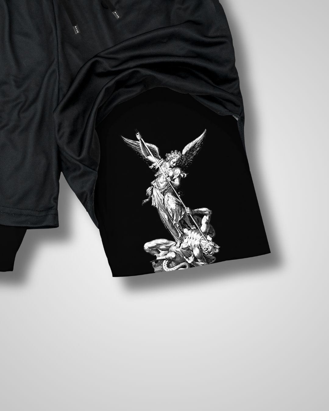 Isaiah 41:10 Angel & Devil Performance Shorts