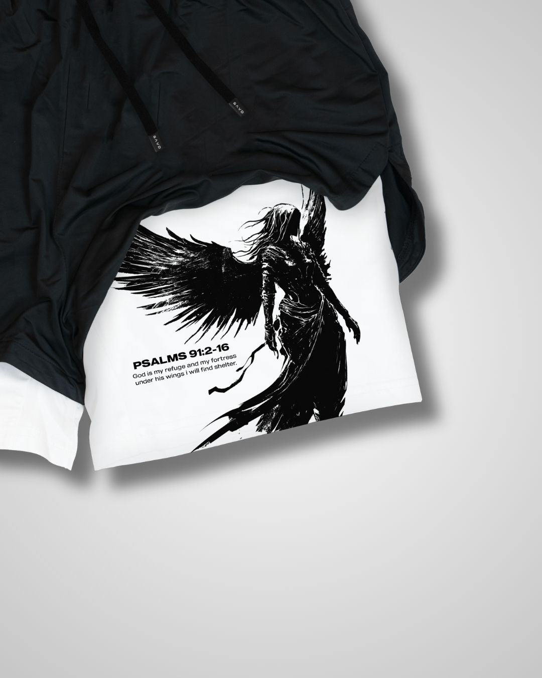 Psalms 91:2 'Divine Strength' Women's Performance Shorts