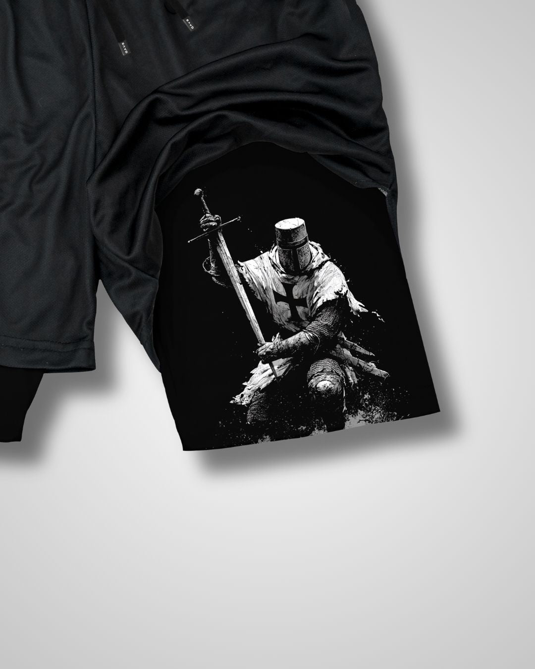 Joshua 1:9 ’Sword of Courage’ Men’s Performance Shorts