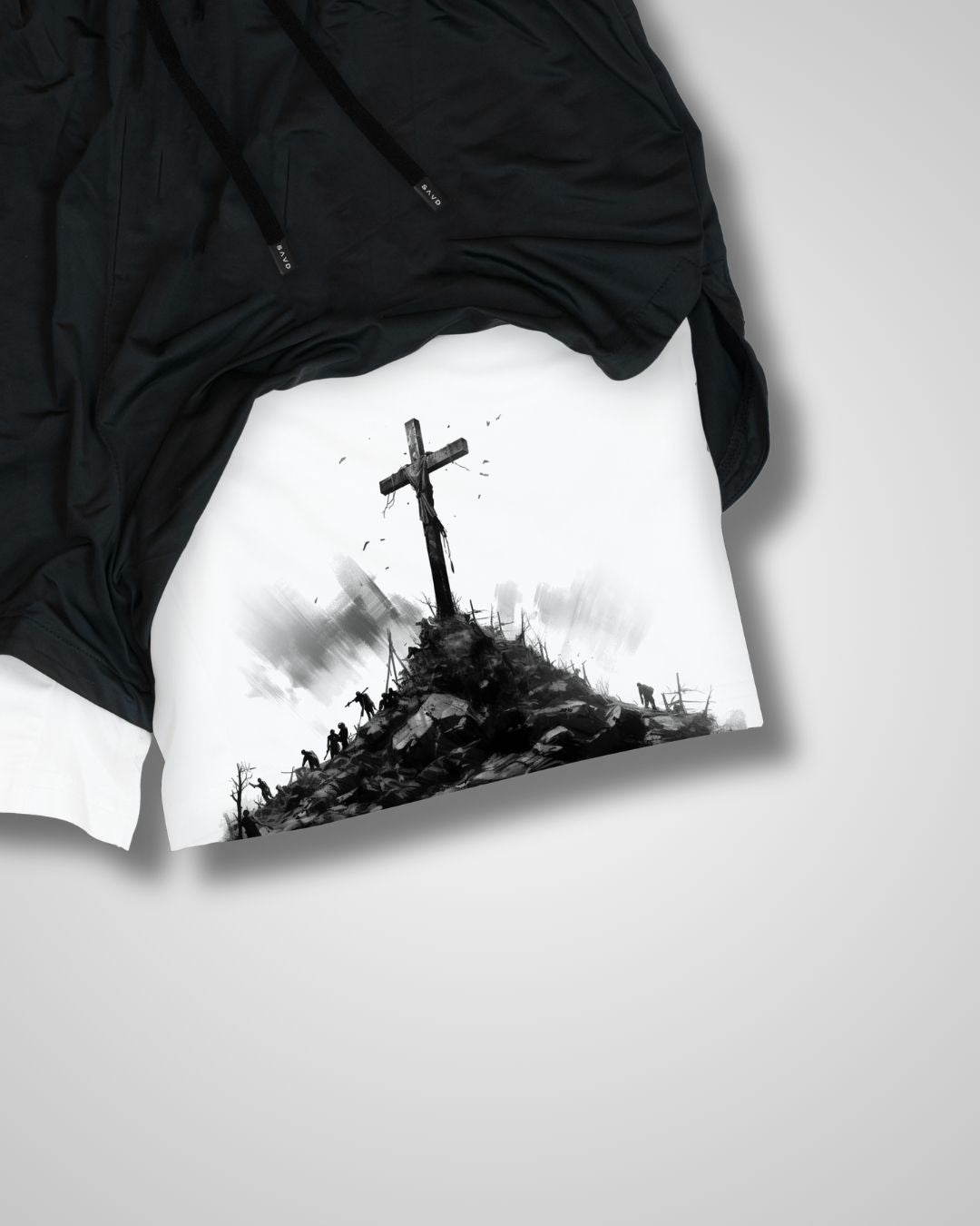 John 3:16 'The Cross' Women's Performance Shorts