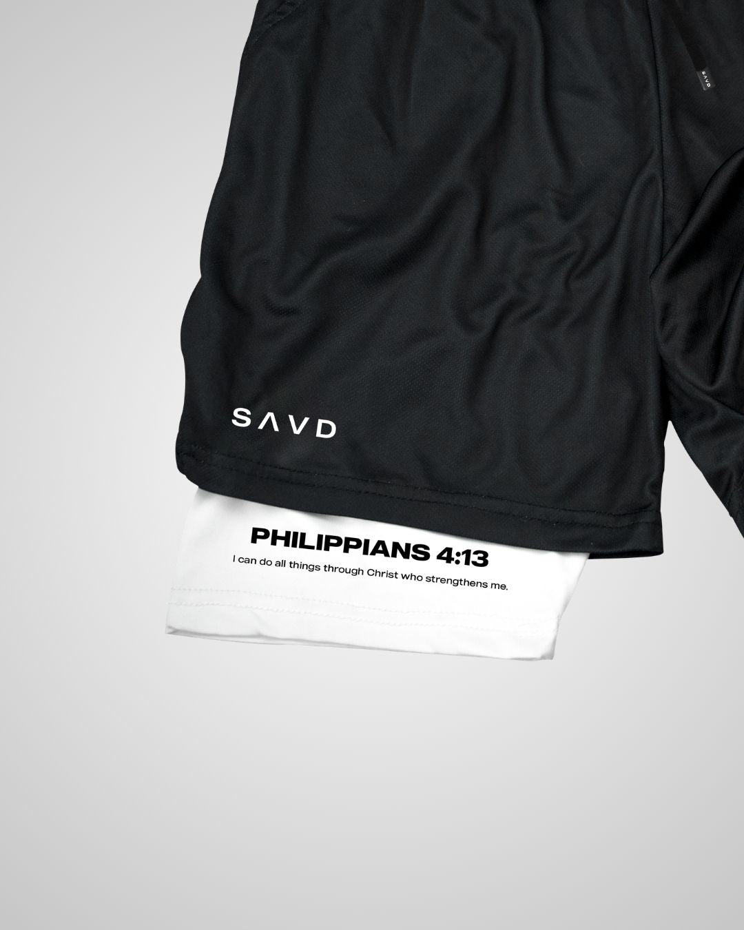 Philippians 4:13 Warrior Performance Shorts