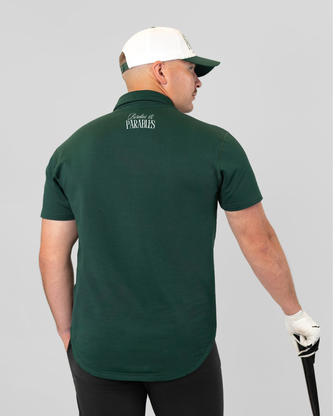 Birdies & Parables Golf Polo - Fairway Green
