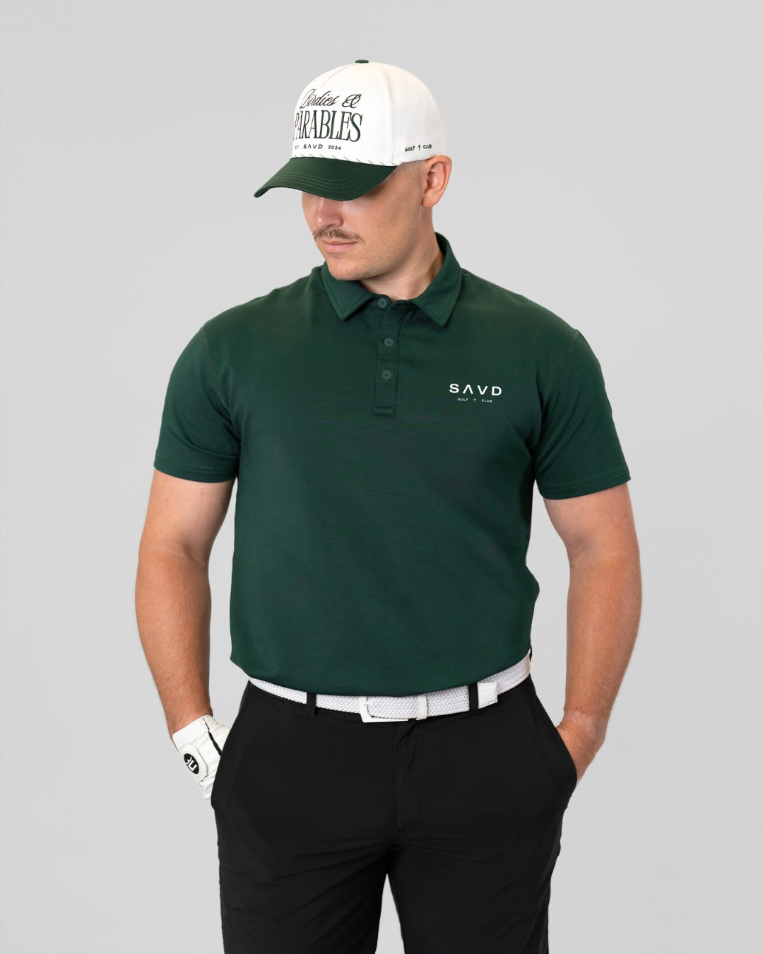 Birdies & Parables Golf Polo - Fairway Green