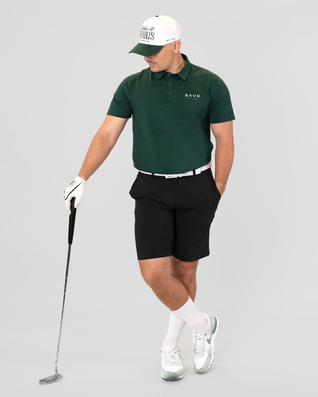 Birdies & Parables Golf Polo - Fairway Green