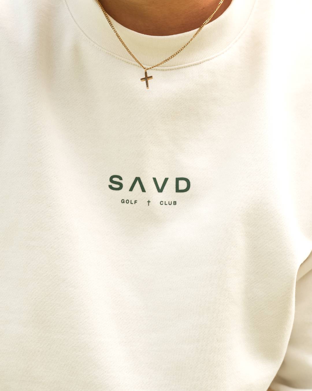 Birdies & Parables Golf Crewneck - OB White
