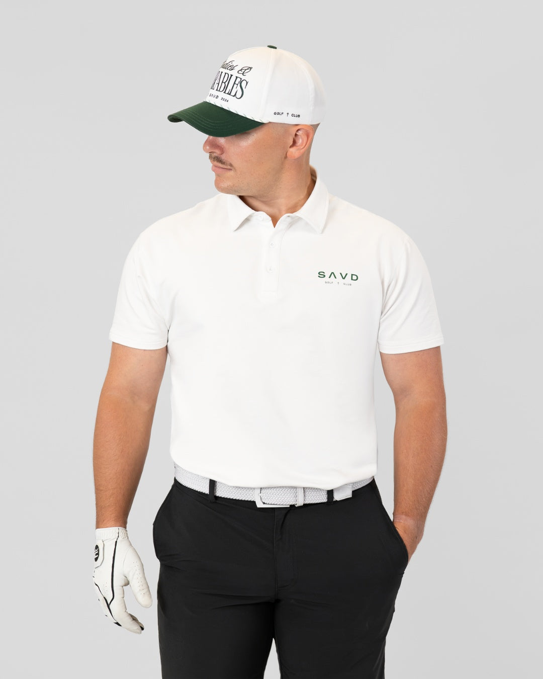 Birdies & Parables Golf Polo - OB White