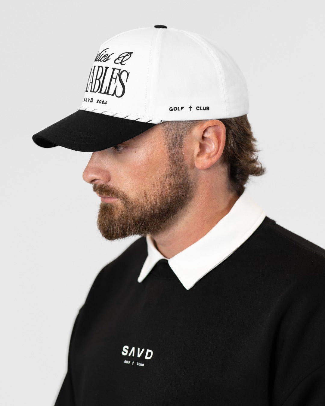 Birdies & Parables Golf Rope Hat - Black