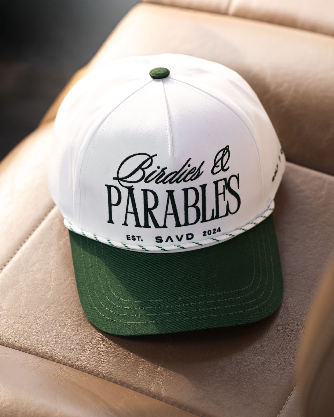 Birdies & Parables Golf Rope Hat - Green