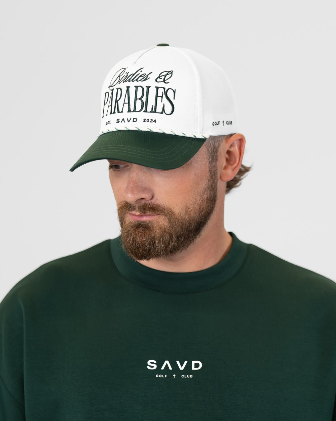 Birdies & Parables Golf Rope Hat - Green