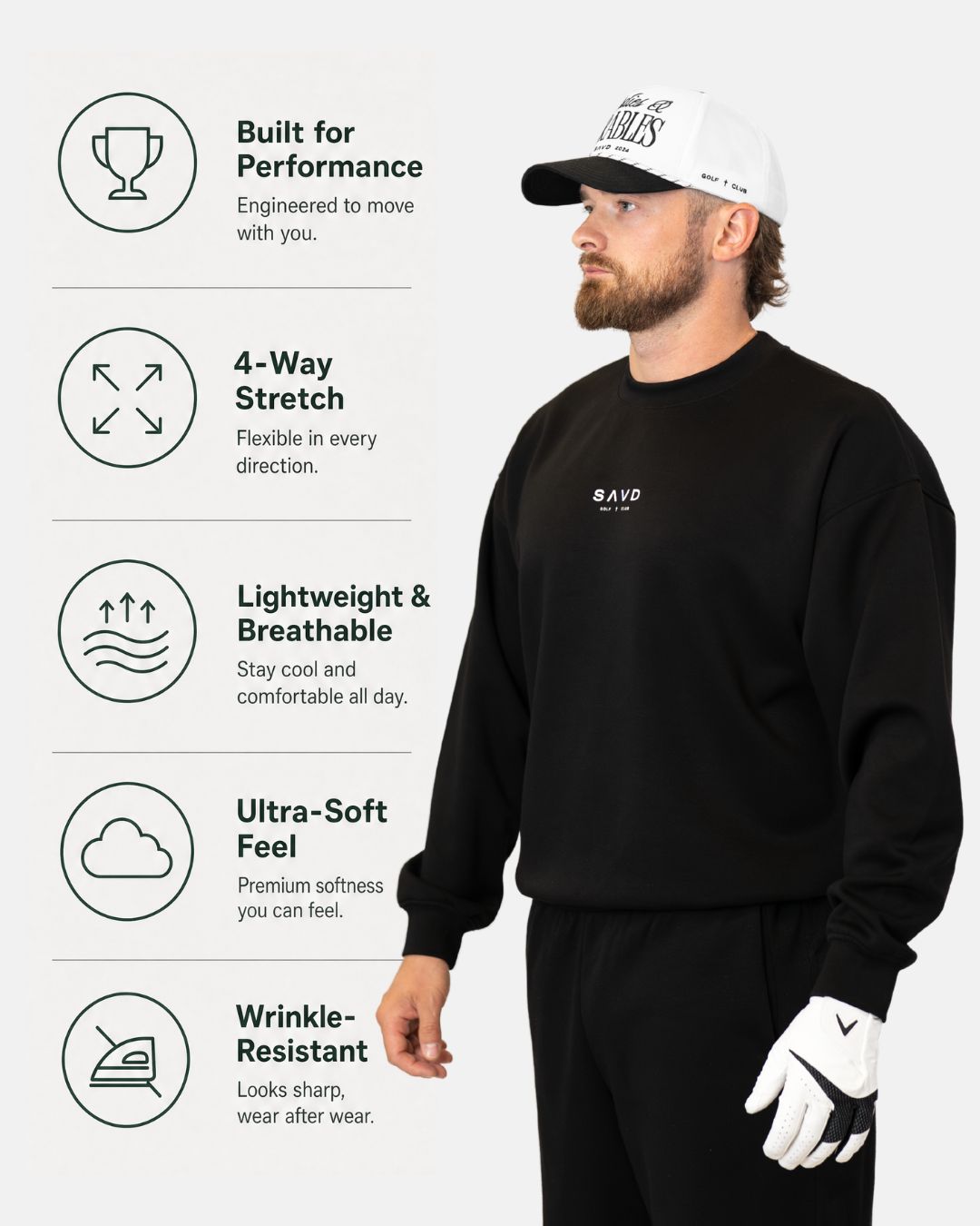 Birdies & Parables Golf Crewneck - Bethpage Black
