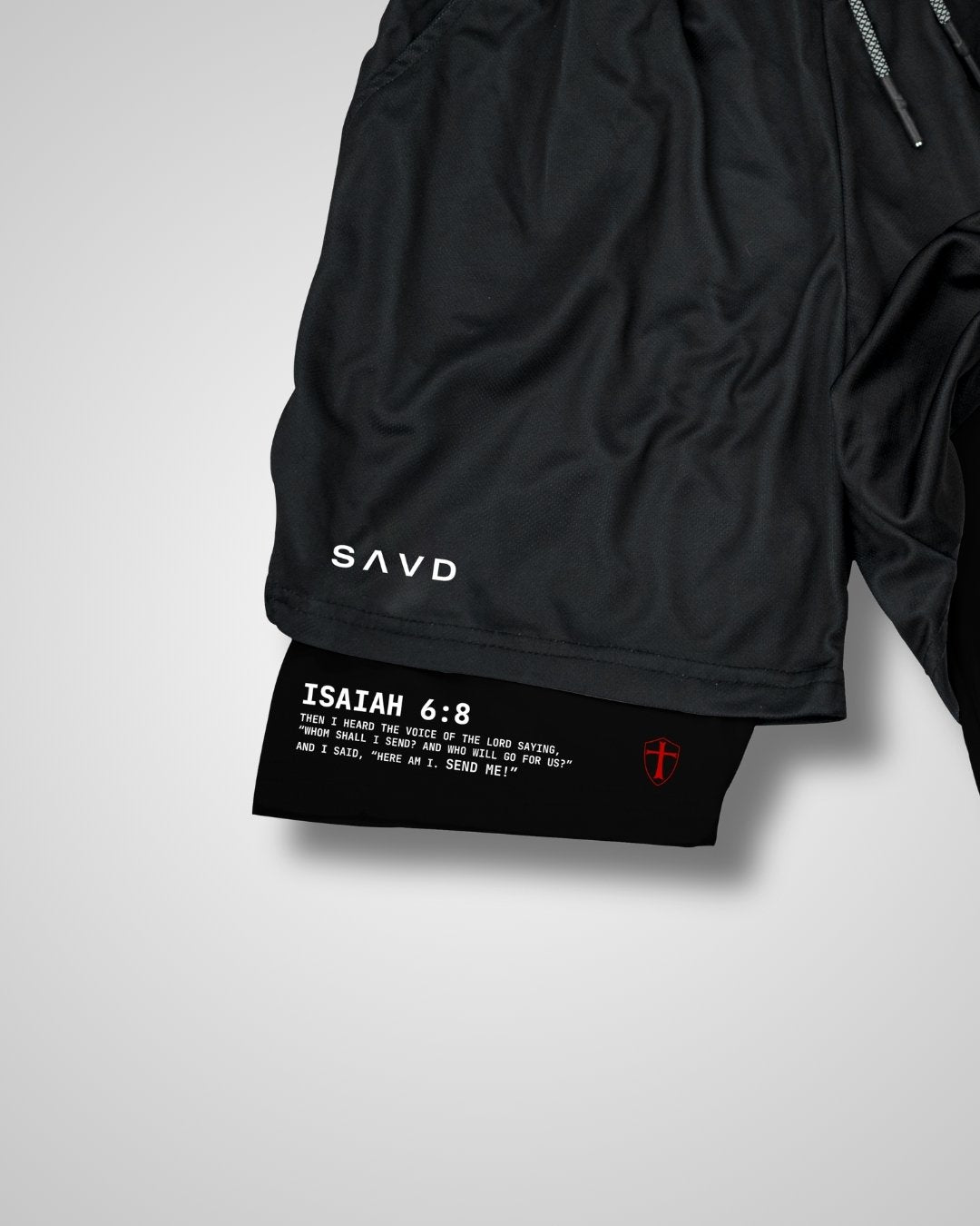 Isaiah 6:8 'Courage' Youth Performance Shorts