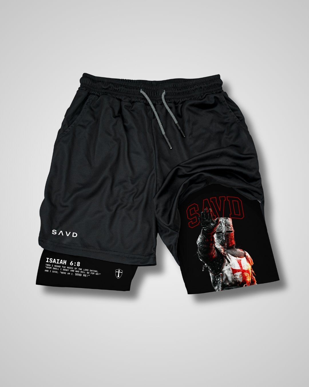 Isaiah 6:8 'Courage' Youth Performance Shorts