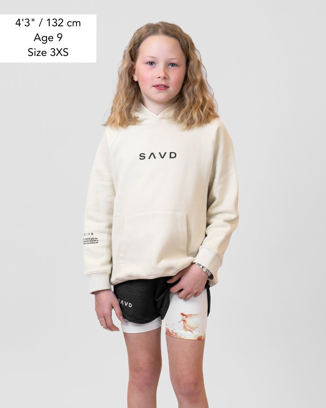 Isaiah 41:10 'Protected in Bloom' Girls Performance Shorts