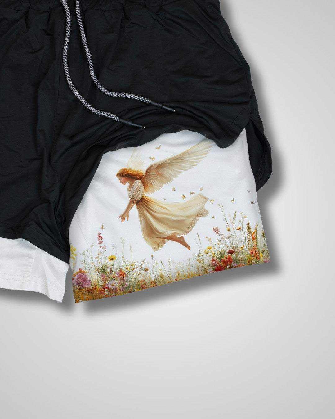 Isaiah 41:10 'Protected in Bloom' Girls Performance Shorts
