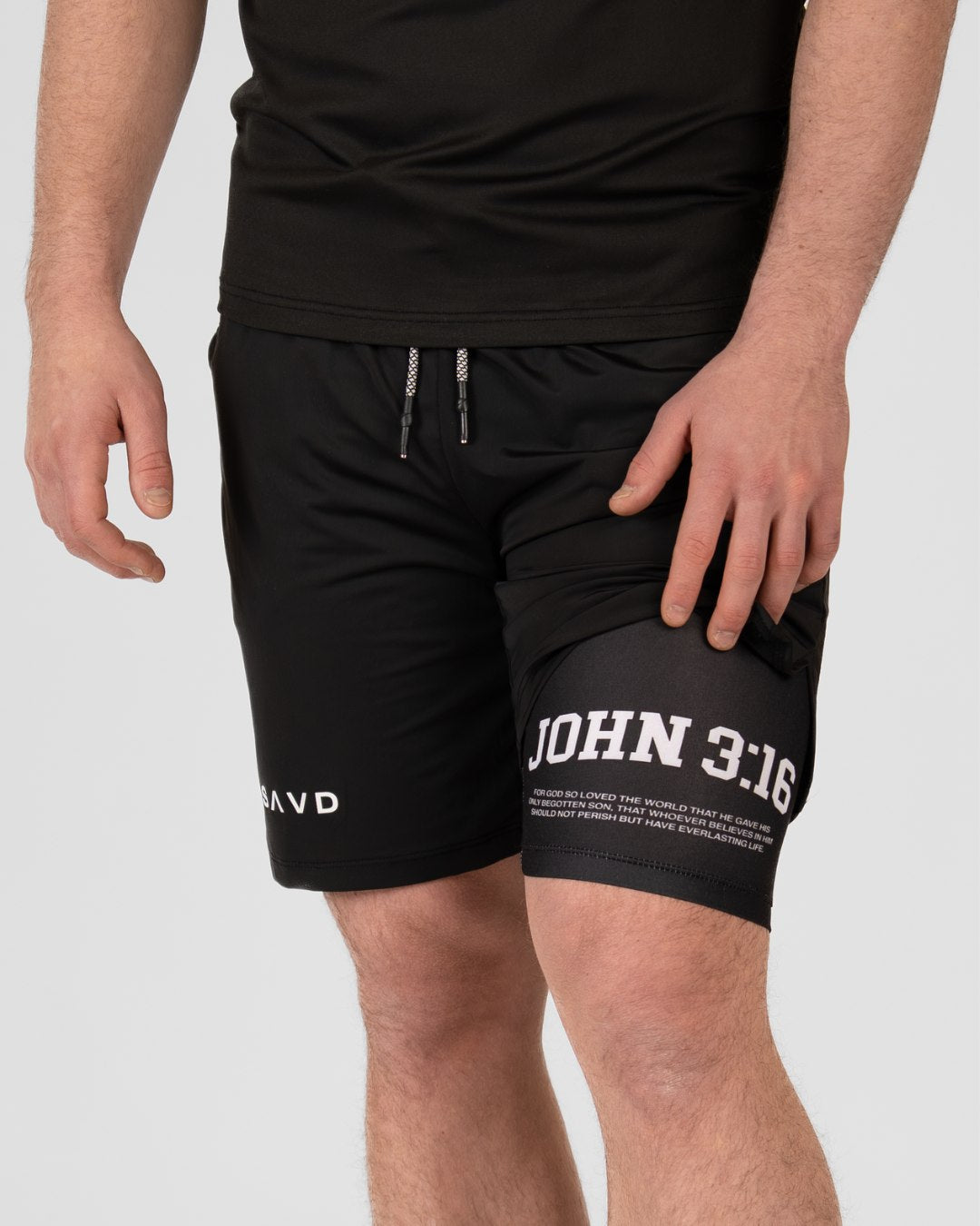 John 3:16 ’College Scripture’ Men’s Performance Shorts