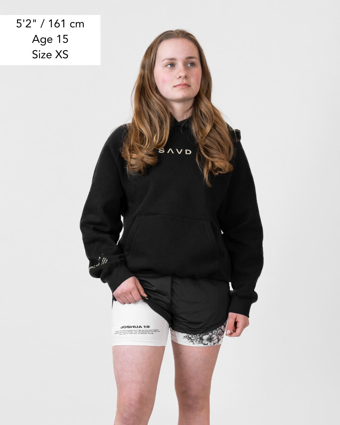 Joshua 1:9 'Courageous Roar' Girls Performance Shorts