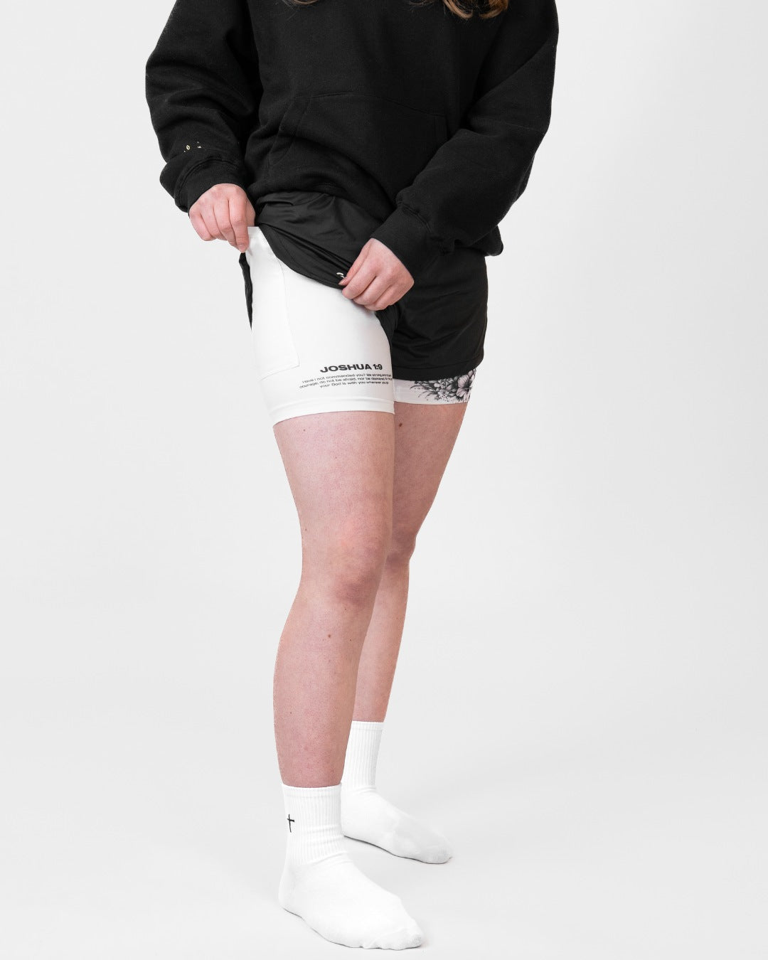 Joshua 1:9 'Courageous Roar' Girls Performance Shorts