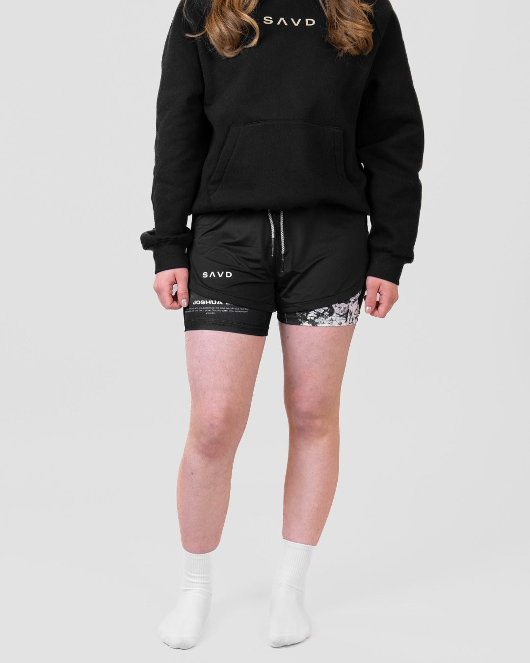 Joshua 1:9 'Protector's Heart' Girls Performance Shorts
