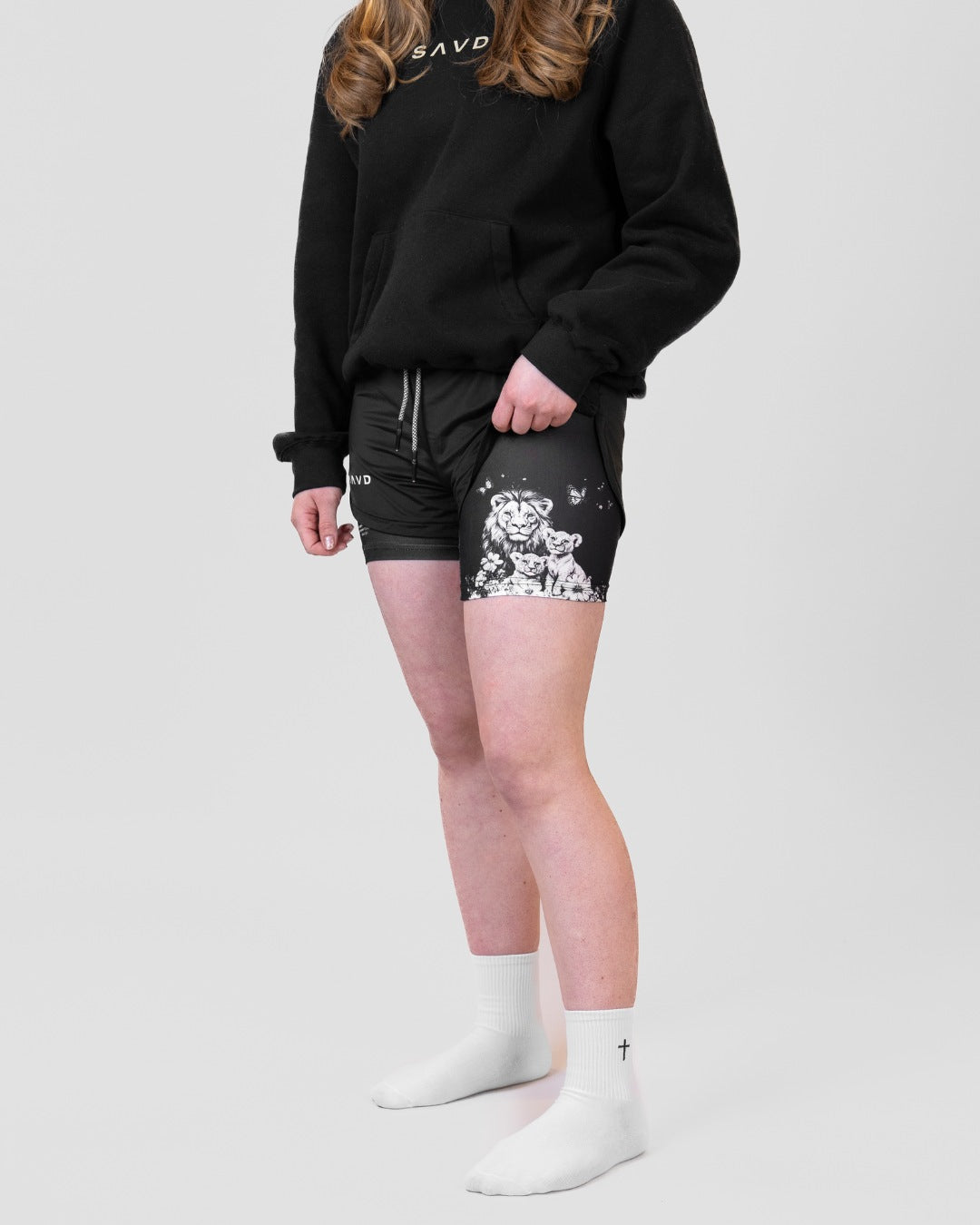 Joshua 1:9 'Protector's Heart' Girls Performance Shorts