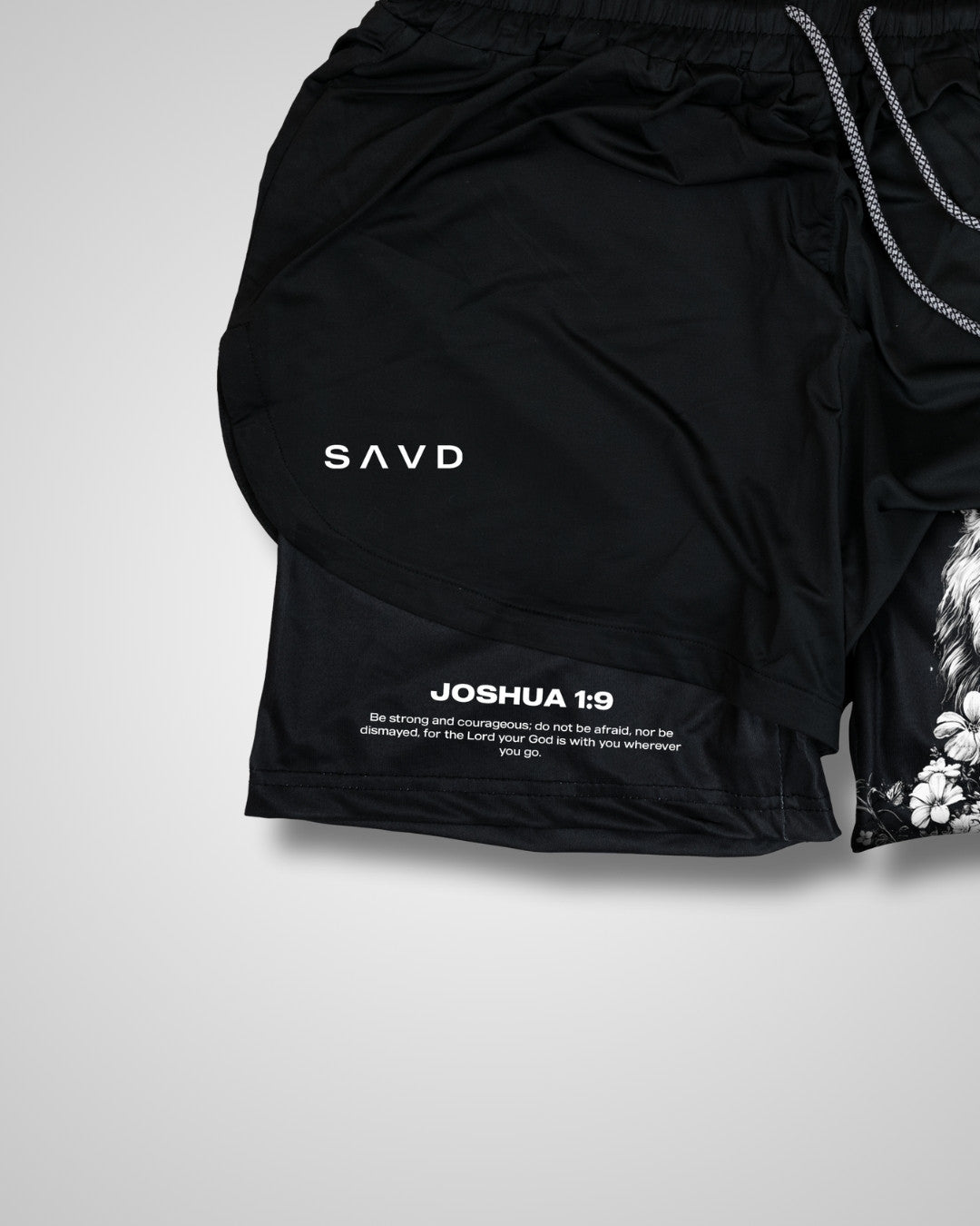 Joshua 1:9 'Protector's Heart' Girls Performance Shorts