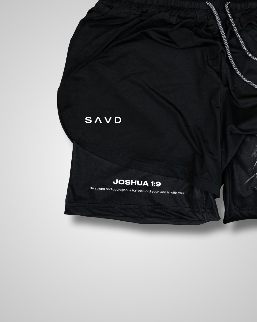 Joshua 1:9 'Lion' Women's Performance Shorts
