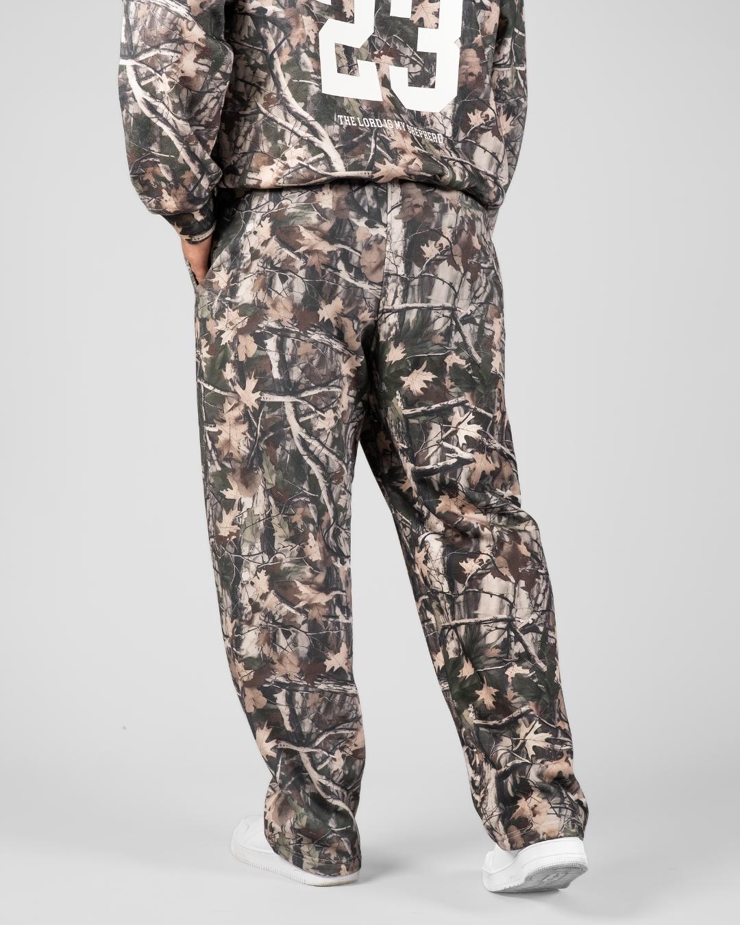 SAVD Straight Camo Joggers - Oakwood