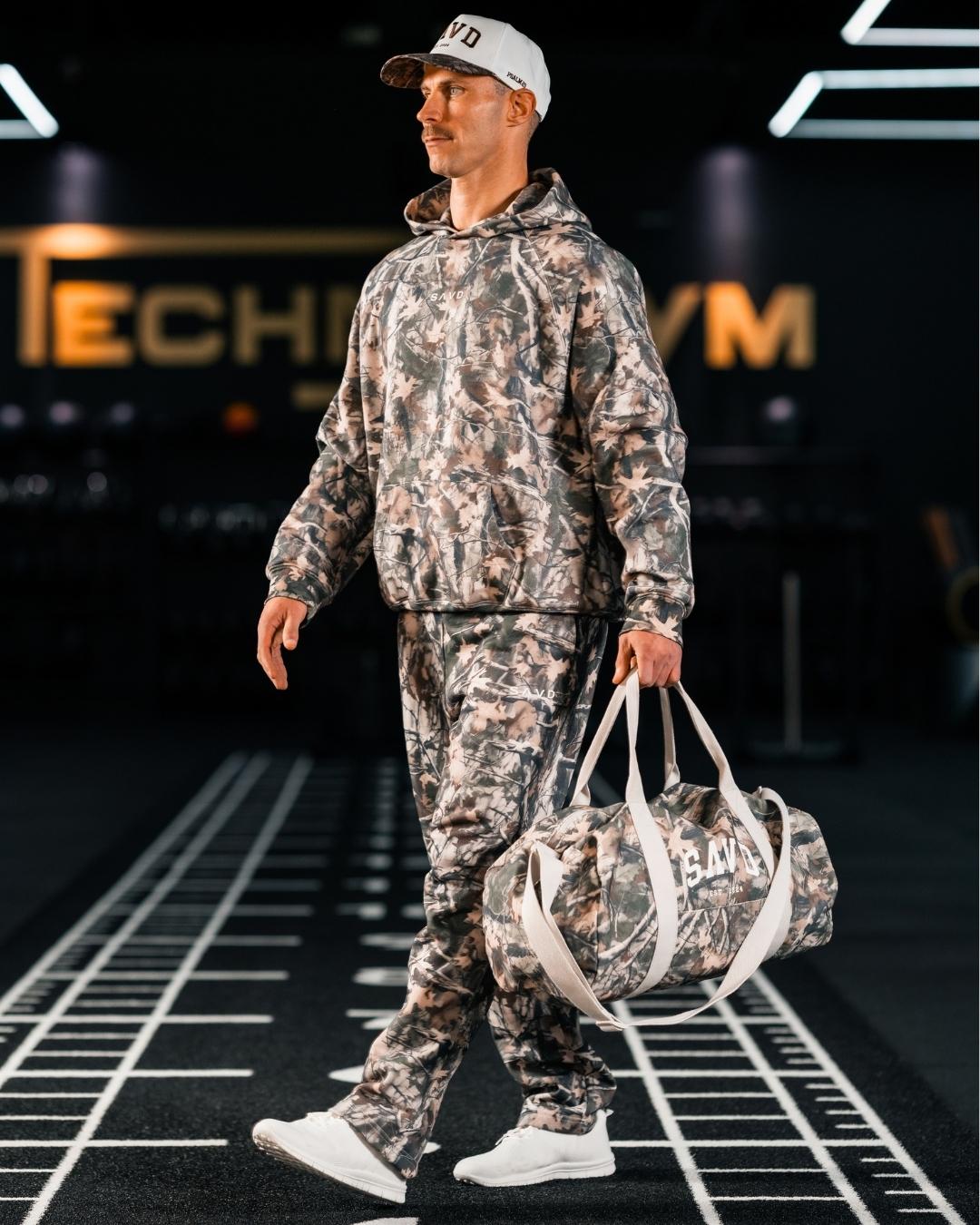 SAVD Straight Camo Joggers - Oakwood