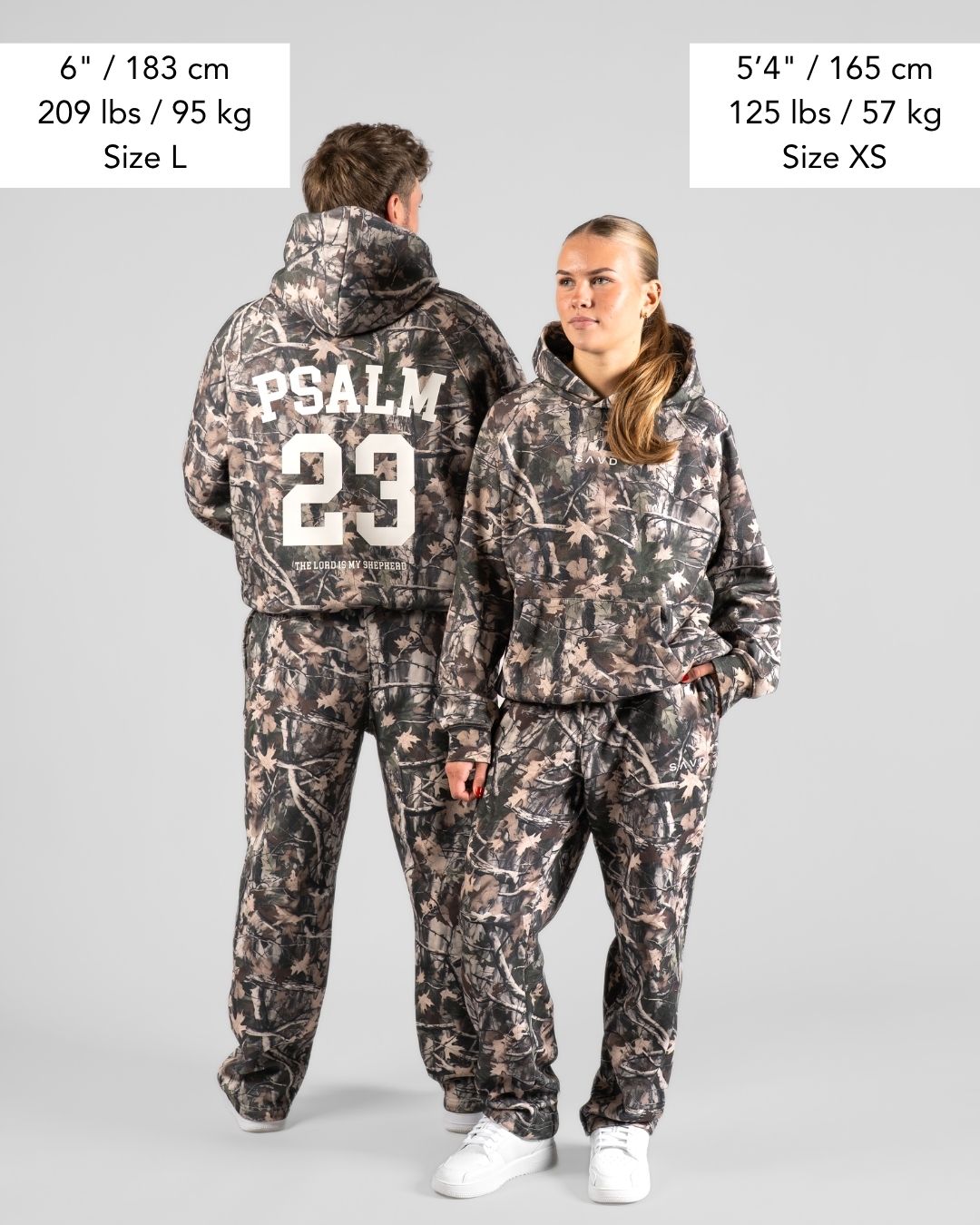 SAVD Straight Camo Joggers - Oakwood
