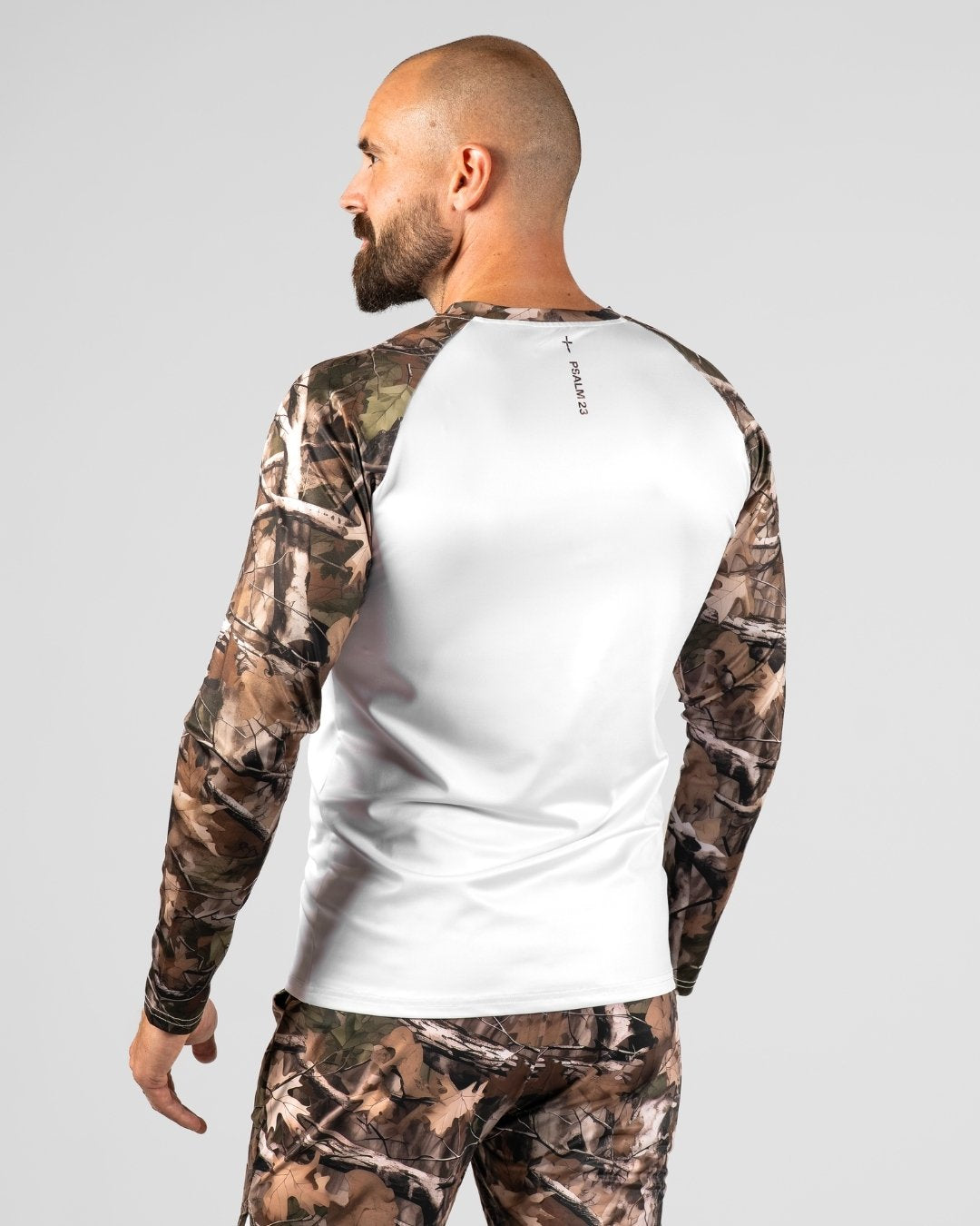 Psalm 23 Men's Camo Long Sleeve - Oakwood