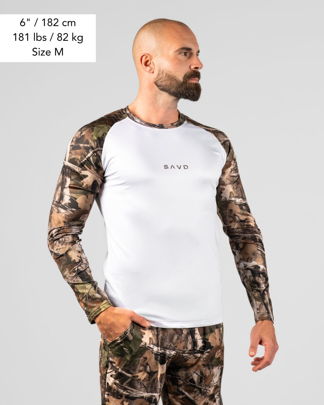 Psalm 23 Men's Camo Long Sleeve - Oakwood