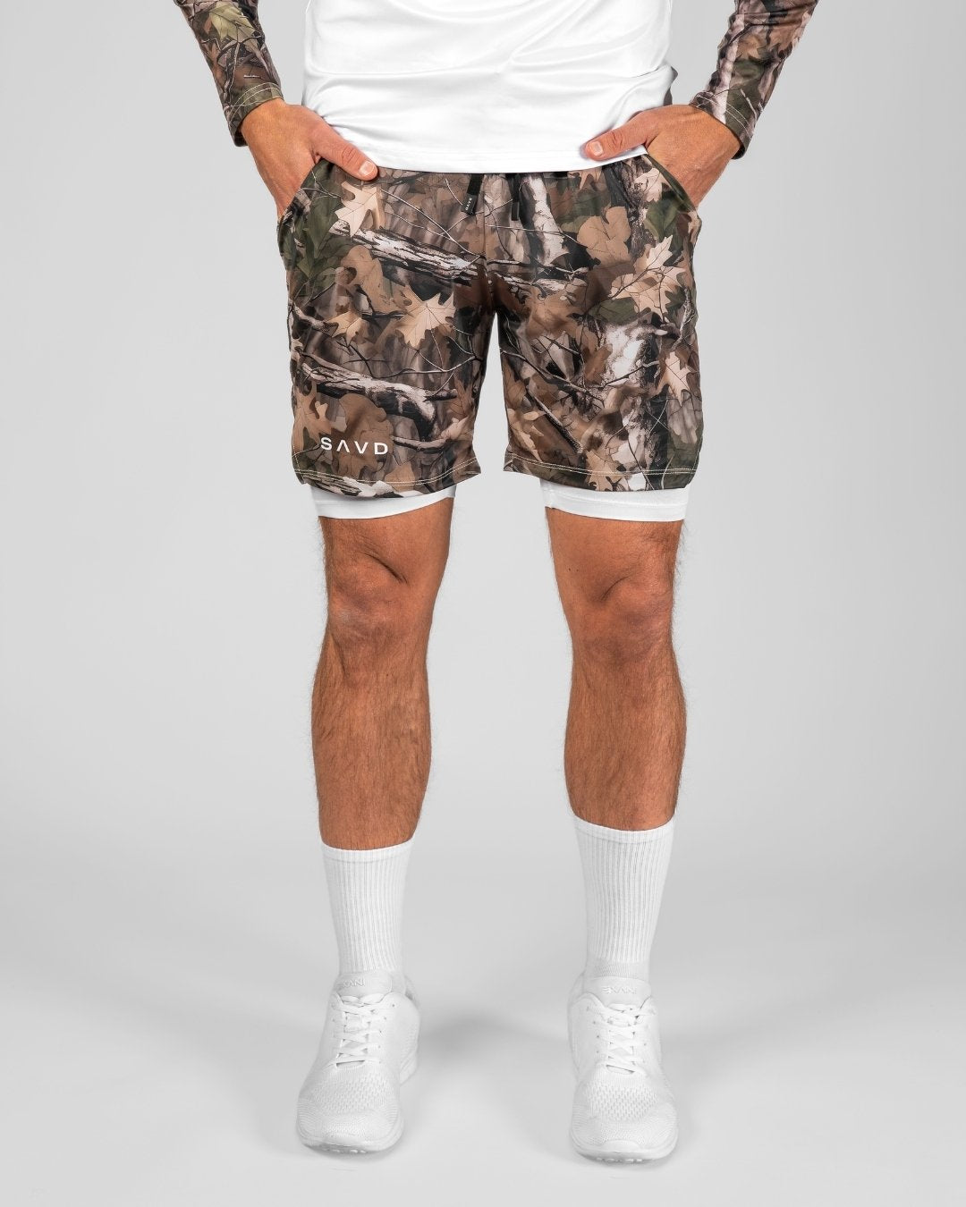 Psalm 23 Men's Camo Performance shorts - Oakwood