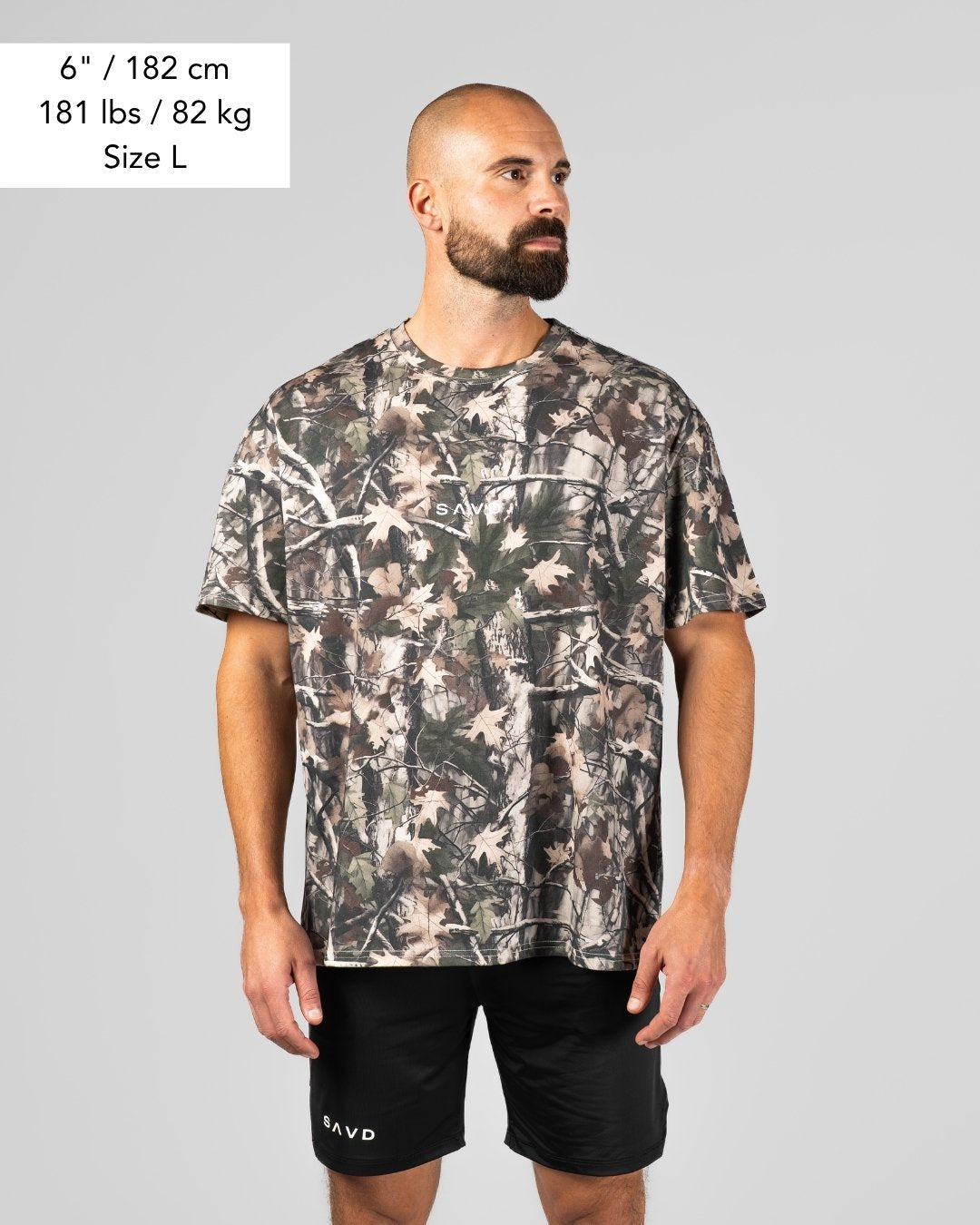 Psalm 23 Men's Oversized Camo T-shirt - Oakwood