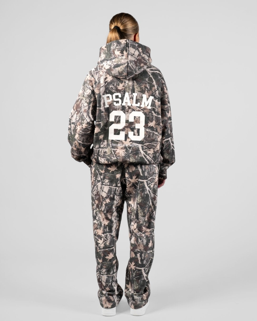 Psalm 23 Oversized Camo Hoodie - Oakwood