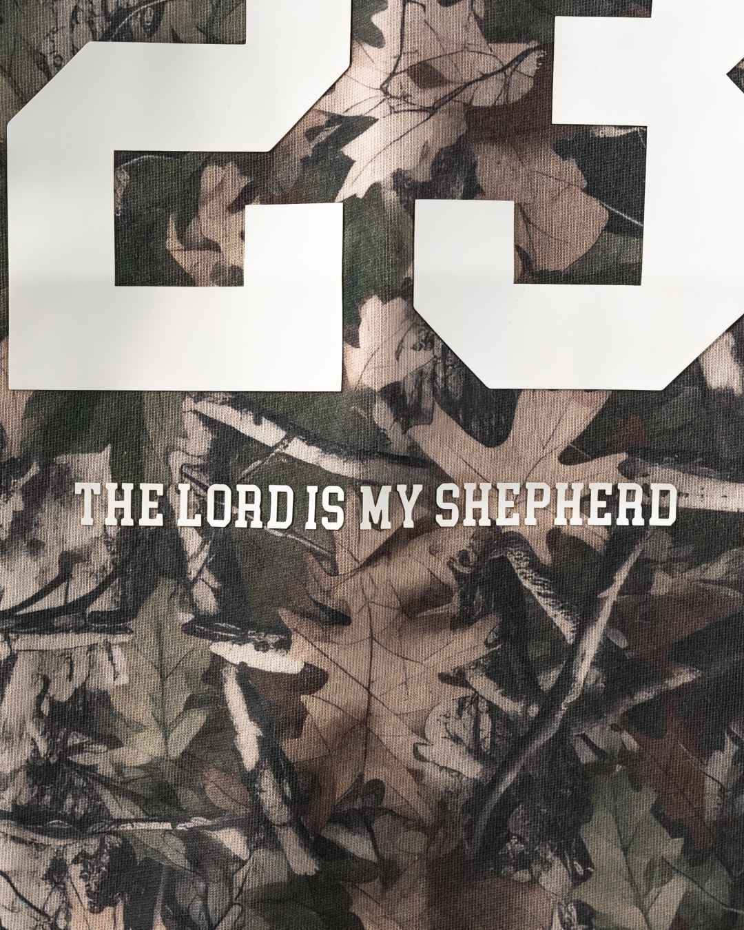 Psalm 23 Men's Oversized Camo T-shirt - Oakwood