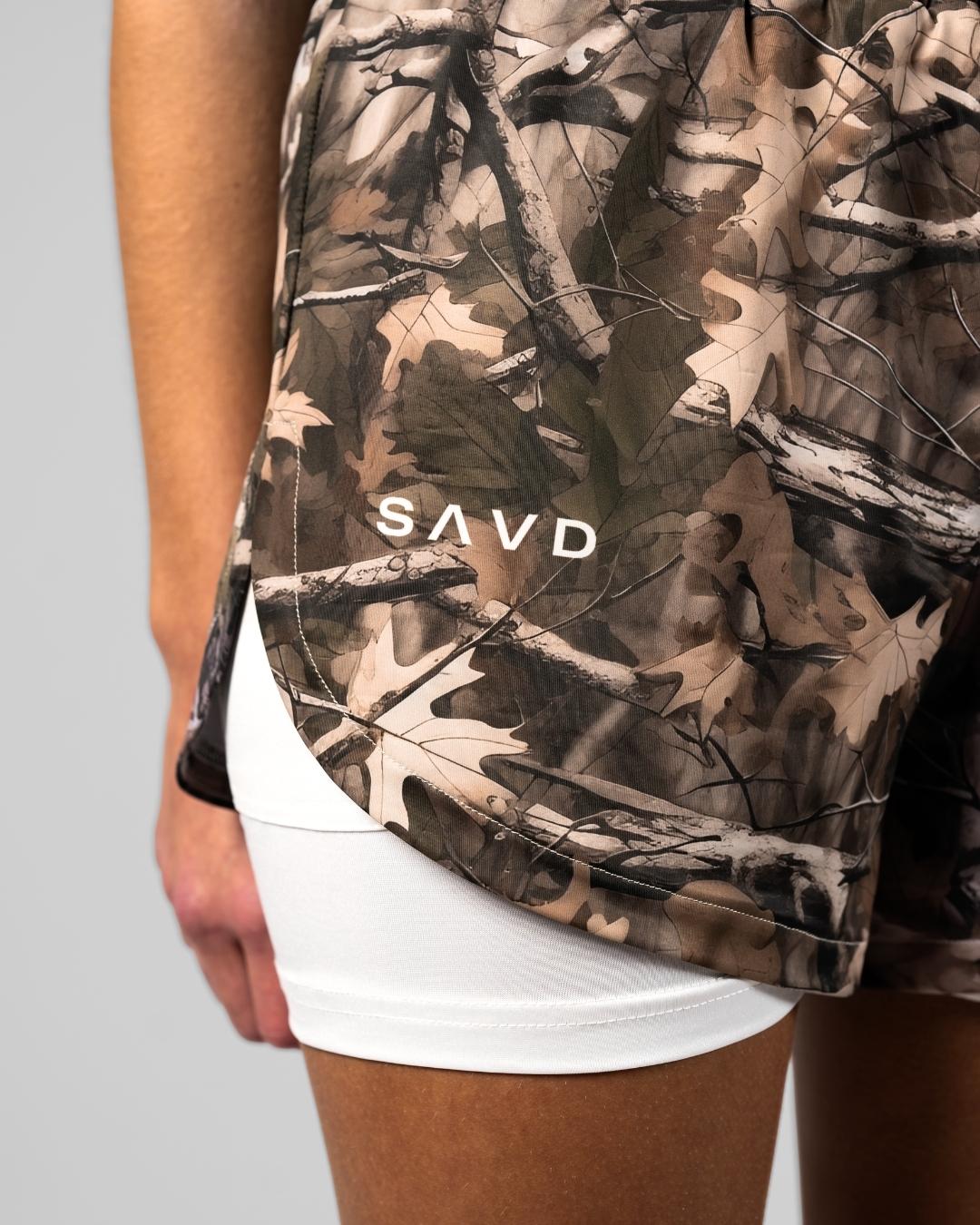 Psalm 23 Women's Camo Performance shorts - Oakwood