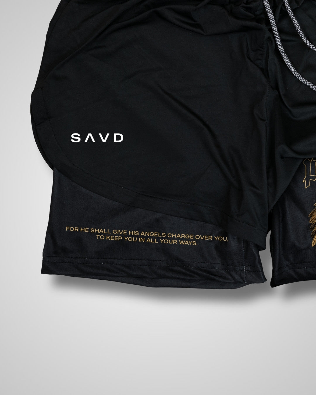 Psalm 91:11 'Keep you' Women’s Performance Shorts