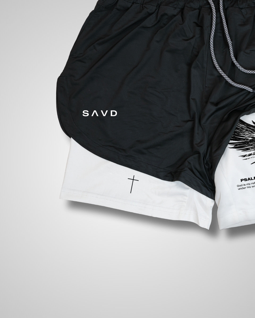 Psalms 91:2 'Divine Strength' Women's Performance Shorts
